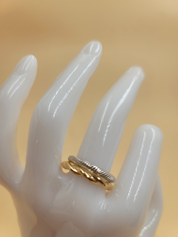 خاتمين بخاتم بنلبس يطريقتين