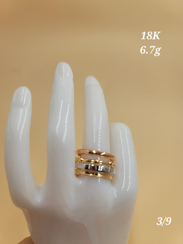 أربع خواتم مختلفة بخاتم واحد ينلبس بطريقتين