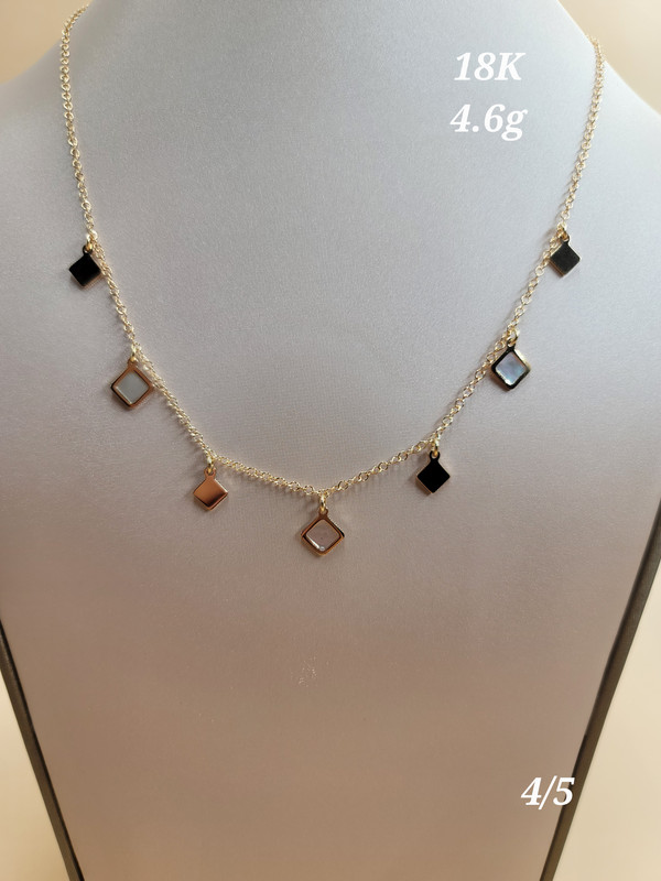 نعليقة شوكر بمتدليات معينة عاجية