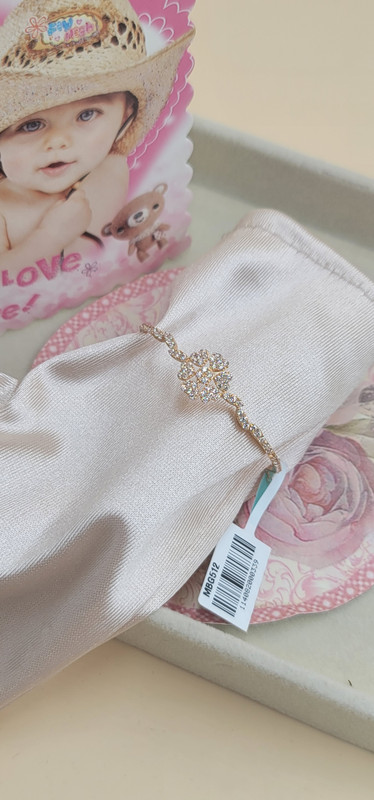 اسوارة أطفال بزهرة من القلوب مقاس14