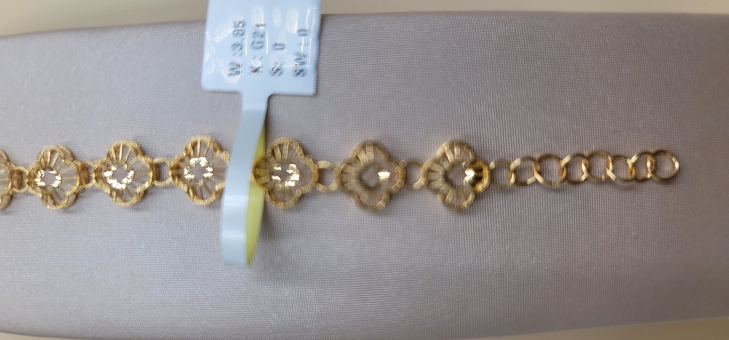 اسوارة يومية أنيقة ذهب صافي وعيار ثقيل