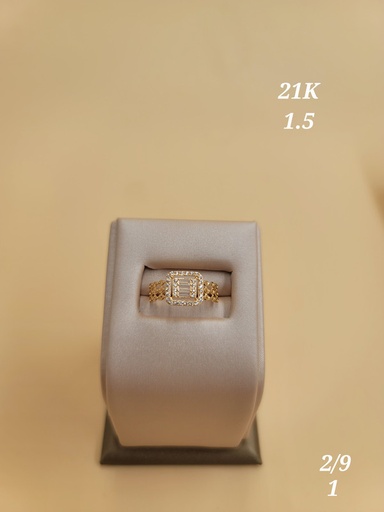 [000019221154500135] خاتم سلاسل ناعمة و فص بقصة برنسس