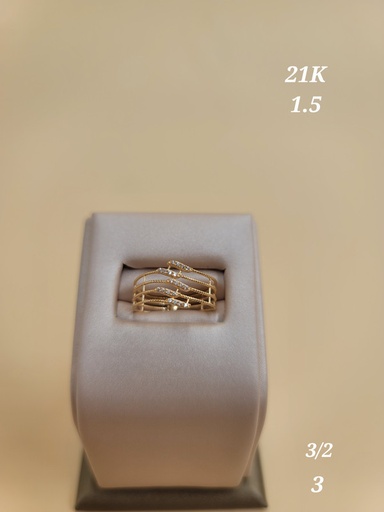 [000019221154500107] خاتم بأوراق شجر ناعمة بفصوص