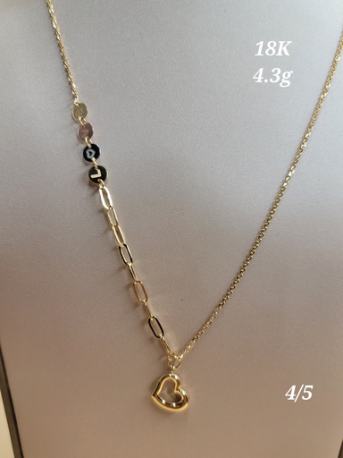 [000192184321500261] عقد قلب بكلمة LOVE على الجنب