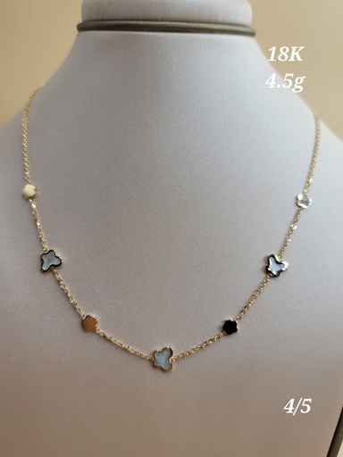 [000192184522500301] نعليقة شوكر زهور فراشات عاجبية 