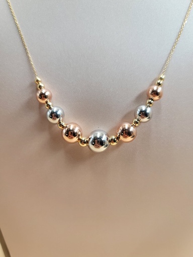 [000192182816800243] عقد بكوردوريكا ليزر صقيلة و ملونة 