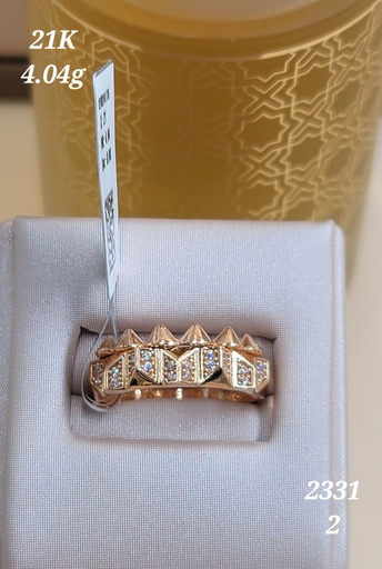 [001922140412120167] خاتم مودرن بشكل التاج 