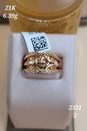 [001922163919170119] خاتم بشكل مرساة من الوسط