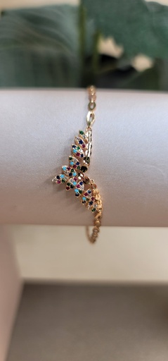 [001922136811040190] سوارة أنيقة بألوان الفيروزي و الكحلي و الفوشي 